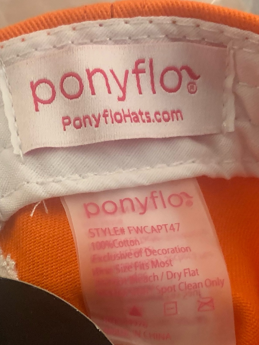 PONYFLO Game Day Action Cap - Picture 2 of 6